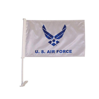 Buy 100% Polyester Car Air Force Flag Screen Printed Double Stitch Clean Cut Finishing online manufacture