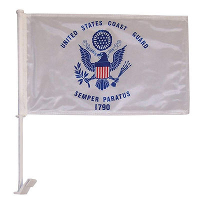 Buy Custom Size Semp Car Flag Screen Printed Double Stitch Clean Cut Finishing online manufacture