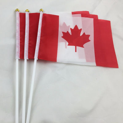 Buy Mini Hand Waving Flag On Plastic Stick Sports Club School Festival National Flag Polyester online manufacture