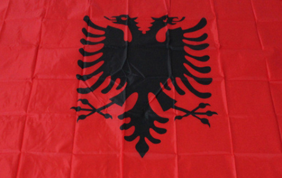 kopen Vervaagwerend Vlag van Albanië Buiten gebruik Polyester materiaal Dubbel genaaid online manufacture