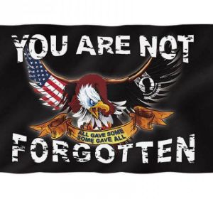 comprar Bandera de poliéster 'You Are Not Forgotten' con serigrafía Powmia online manufacture