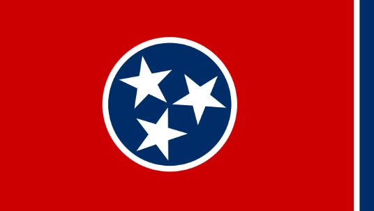 Beli Bendera Negara Bagian Tennessee Heavyweight Dupont Nylon Bordir Bintang Kuningan Grommets online manufacture