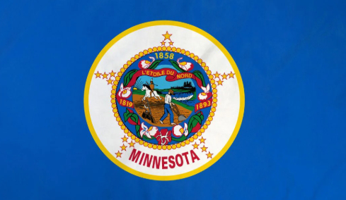Buy Minnesota State Flag 4 Rows Stitching Canvas Heading Dupont Nylon 66 online manufacture