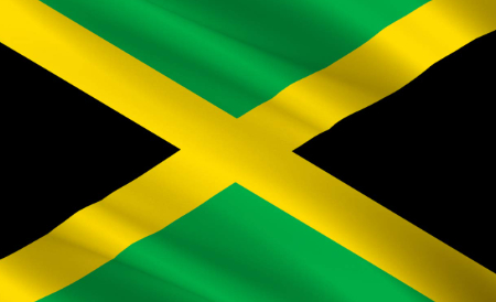 Buy Single Side Double Sides Interlayer Country Flags Jamaica 100% Polyester online manufacture
