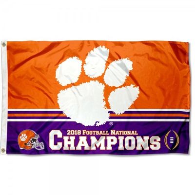 Bom preço Clemson_tigers futebol campeões nacionais bandeira on-line