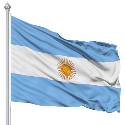Bom preço 90x150cm A AR bandeira da Argentina tricô poliéster exterior de tela cabeçalho com grommets on-line