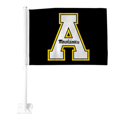 Bon prix Amoun drapeaux de voiture dorés sérigraphié de haute qualité en ligne