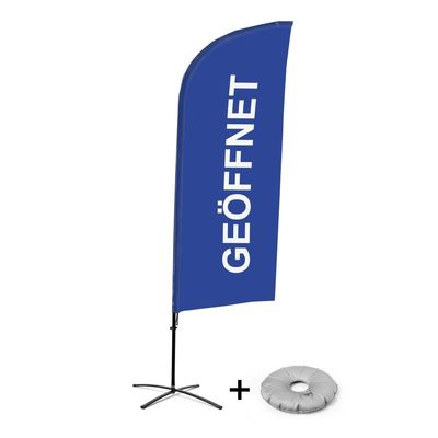 Goede prijs Promotioneel Strandvlag Op maat gedrukt Outdoor Reclame Veervlag online