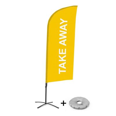 Dobra cena. 4.5m 3.5m Niestandardowe Drukowane Na Zewnątrz Latające Łzy Flagi Pióra Banner Plaża w Internecie