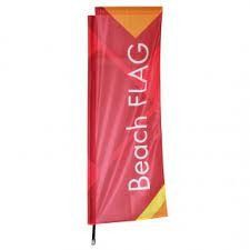 Harga yang bagus Outdoor Promosi Bisnis Iklan Penata rambut bulu persegi panjang Air mata Banner warna-warni on line
