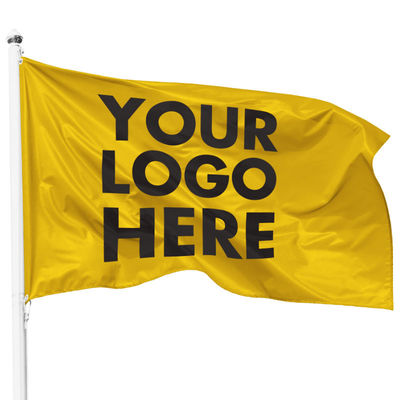 Bom preço Dropshipping bandeiras personalizadas com logotipo Impressão personalizada 3x5ft publicidade de dois lados bandeira personalizada grande e banners para negócios on-line