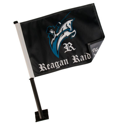 Bom preço Embalagem impressa personalizada de lado único Bandeira publicitária de automóveis 30 x 45 cm on-line