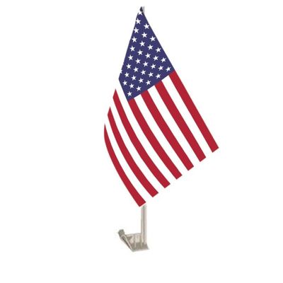 Goede prijs Promotie Angola 12 X 18 Gepersonaliseerde Polyester Auto Venster Vlag Met Plastic Rod online