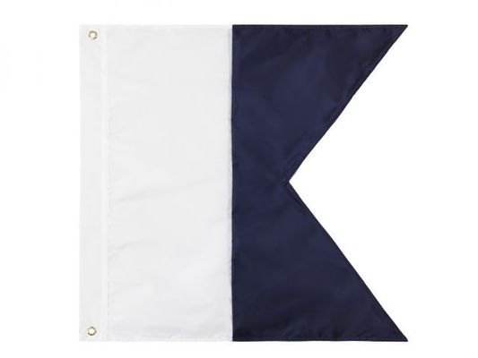 Bom preço Uso marítimo Sinais náuticos Bandeira Impressão digital Língua internacional on-line