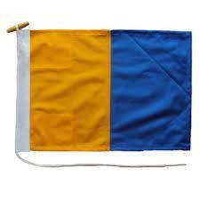 Bom preço Material durável de poliéster personalizado Código de sinal da Marinha Internacional Bandeira on-line