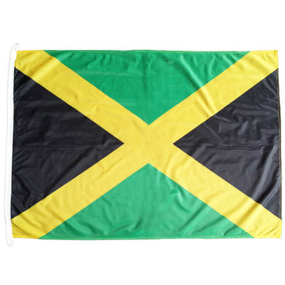 Bom preço Bandeiras de país de lado único, lado duplo, camada intermédia, Jamaica 100% poliéster on-line