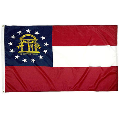 Good price ​​Wind-resistant Designs Georgia Flag Lightweight Portable Easy Installation online
