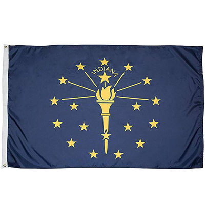 Good price Eco-Friendly​​ Indiana Flag Long Outdoor Use Recyclable Materials online