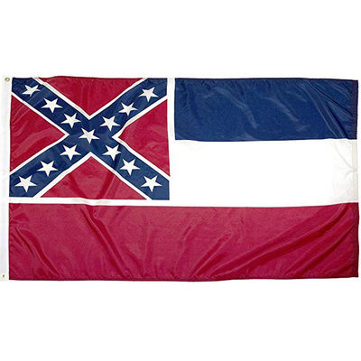 Good price Withstand Strong Winds Mississippi Flag Double-Stitched Hemming Vibrant Colors​ online