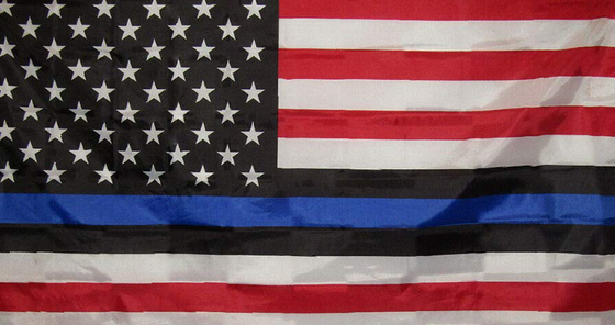 Good price Long-lasting Color Blue Lives Matter Flag Weather-resistant Vibrant Printing online