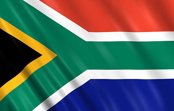 Bon prix Drapeaux sud-africains avec en-tête en toile et deux œillets en laiton, emballage individuel en sachet plastique en ligne
